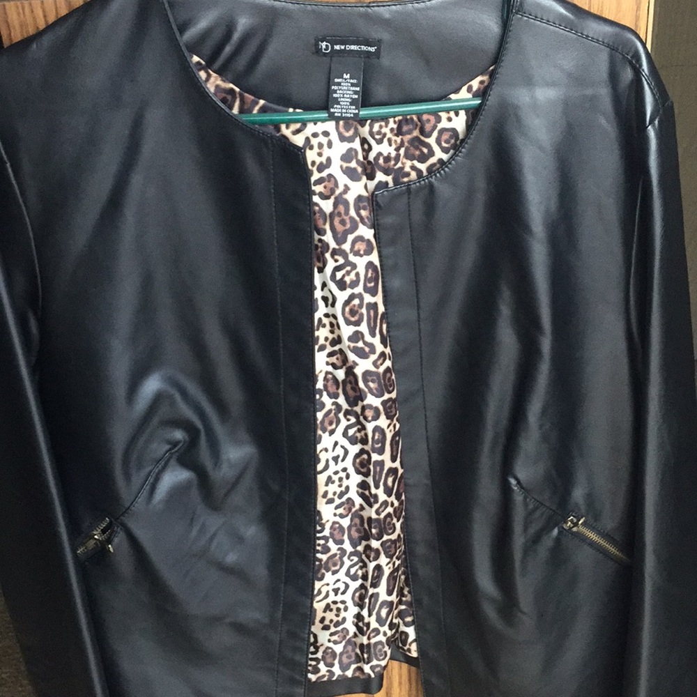 New Directions leather jacket